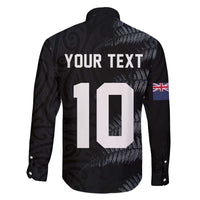 Custom New Zealand Football-Towards World Cup 2026 Family Matching Off Shoulder Short Dress and Hawaiian Shirt LT03 - Polynesian Pride