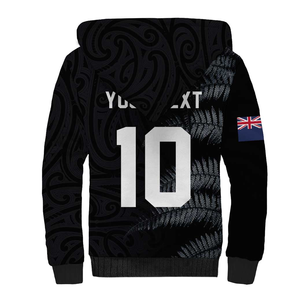 Custom New Zealand Football-Towards World Cup 2026 Sherpa Hoodie