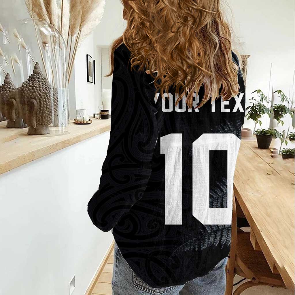 Custom New Zealand Football-Towards World Cup 2026 Women Casual Shirt LT03 - Polynesian Pride