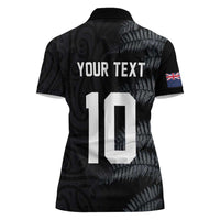 Custom New Zealand Football-Towards World Cup 2026 Women Polo Shirt LT03 - Polynesian Pride
