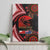 Tonga and Australia ANZAC Day Canvas Wall Art Aboriginal and Ngatu Art Pattern - Gallipoli Lest We Forget