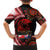 Tonga and Australia ANZAC Day Family Matching Off Shoulder Short Dress and Hawaiian Shirt Aboriginal and Ngatu Art Pattern - Gallipoli Lest We Forget