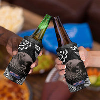 New Zealand and Cook Islands ANZAC Day 4 in 1 Can Cooler Tumbler Gallipoli Lest We Forget Tatau Art Tribal and Maori Tattoo with Fern LT03 - Polynesian Pride