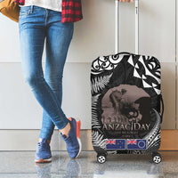 New Zealand and Cook Islands ANZAC Day Luggage Cover Gallipoli Lest We Forget Tatau Art Tribal and Maori Tattoo with Fern LT03 - Polynesian Pride