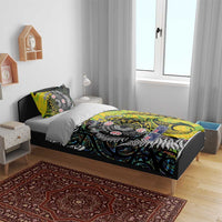 New Zealand and Cook Islands Together Bedding Set Tatau Art Tribal Pattern-Maori Tattoo with Fern and Paua Shell LT03 - Polynesian Pride