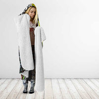 New Zealand and Cook Islands Together Hooded Blanket Tatau Art Tribal Pattern-Maori Tattoo with Fern and Paua Shell LT03 - Polynesian Pride