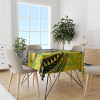 New Zealand and Cook Islands Together Tablecloth Tatau Art Tribal Pattern-Maori Tattoo with Fern and Paua Shell LT03 - Polynesian Pride