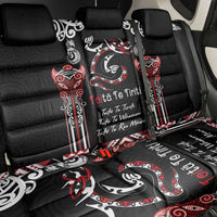 Aotearoa Toitu Te Tiriti-Maori Taniwha Back Car Seat Cover Toitu Te Whenua Toitu Te Reo Maori LT03 - Polynesian Pride
