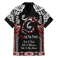 Aotearoa Toitu Te Tiriti-Maori Taniwha Hawaiian Shirt Toitu Te Whenua Toitu Te Reo Maori LT03 - Polynesian Pride