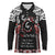 Aotearoa Toitu Te Tiriti-Maori Taniwha Long Sleeve Polo Shirt Toitu Te Whenua Toitu Te Reo Maori