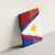 Philippines National Flag Day Canvas Wall Art Polynesian and Yakan Tattoo Brush Style