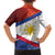 Philippines National Flag Day Family Matching Summer Maxi Dress and Hawaiian Shirt Polynesian and Yakan Tattoo Brush Style