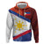 Philippines National Flag Day Hoodie Polynesian and Yakan Tattoo Brush Style
