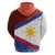 Philippines National Flag Day Hoodie Polynesian and Yakan Tattoo Brush Style