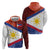 Philippines National Flag Day Hoodie Polynesian and Yakan Tattoo Brush Style