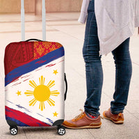 Philippines National Flag Day Luggage Cover Polynesian and Yakan Tattoo Brush Style