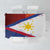 Philippines National Flag Day Tablecloth Polynesian and Yakan Tattoo Brush Style