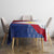 Philippines National Flag Day Tablecloth Polynesian and Yakan Tattoo Brush Style