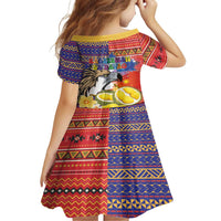 Philippines Kadayawan Family Matching Summer Maxi Dress and Hawaiian Shirt Filipino Eagle Durian with Polynesian and Igorots Pattern LT03 - Polynesian Pride