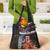 Hawaii Statehood Day Grocery Bag 50th state of the United States Kakau Tattoos and Hibiscus Grunge - Polynesian Pride