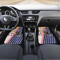 Hawaii and United States Together Car Mats Seal of Hawaii and Bald Eagle - Polynesian Pride