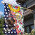Hawaii and United States Together Garden Flag Seal of Hawaii and Bald Eagle - Polynesian Pride