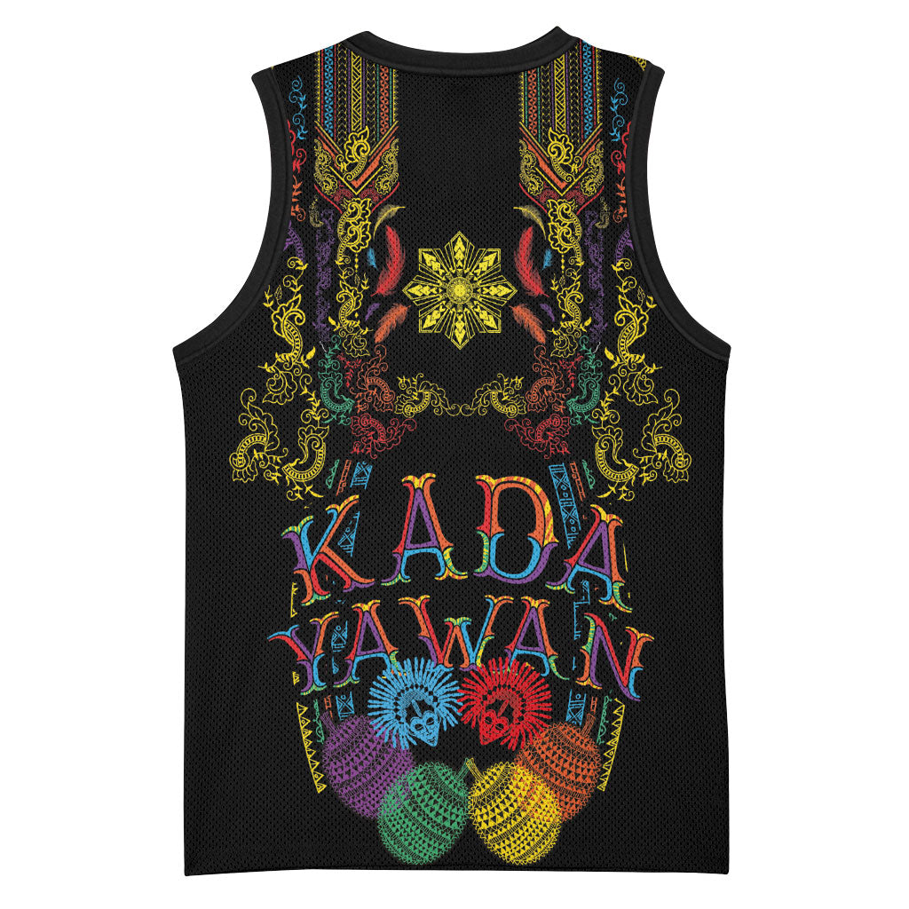 Philippines Kadayawan Festival Basketball Jersey Polynesian Tribal Art Barong Style