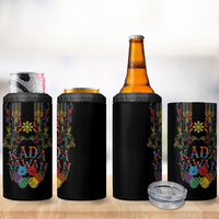 Philippines Kadayawan Festival 4 in 1 Can Cooler Tumbler Polynesian Tribal Art Barong Style