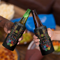 Philippines Kadayawan Festival 4 in 1 Can Cooler Tumbler Polynesian Tribal Art Barong Style
