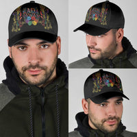 Philippines Kadayawan Festival Classic Cap Polynesian Tribal Art Barong Style