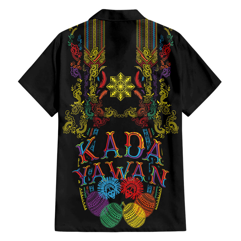 Philippines Kadayawan Festival Family Matching Puletasi and Hawaiian Shirt Polynesian Tribal Art Barong Style LT03 - Polynesian Pride
