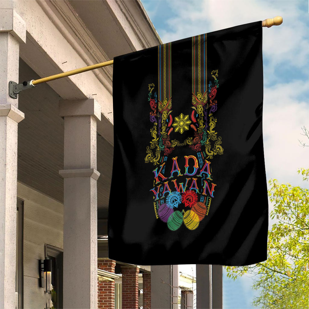 Philippines Kadayawan Festival Garden Flag Polynesian Tribal Art Barong Style
