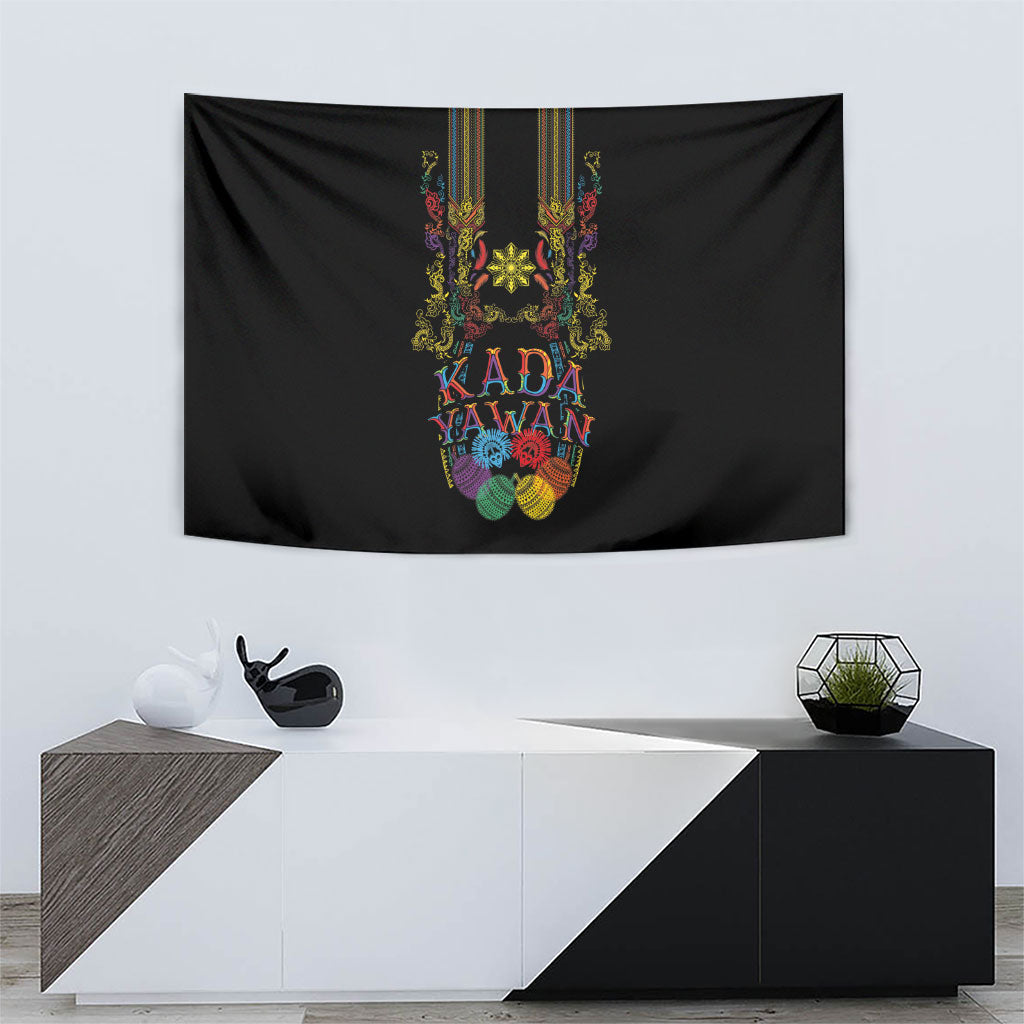 Philippines Kadayawan Festival Tapestry Polynesian Tribal Art Barong Style