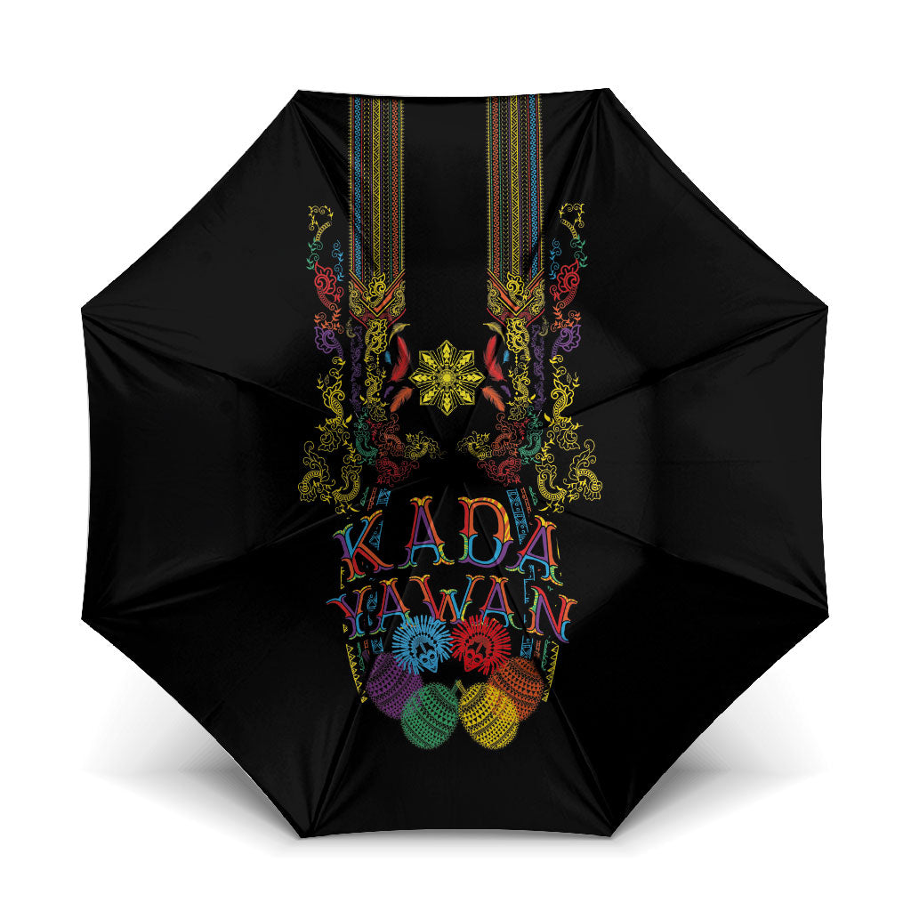 Philippines Kadayawan Festival Umbrella Polynesian Tribal Art Barong Style