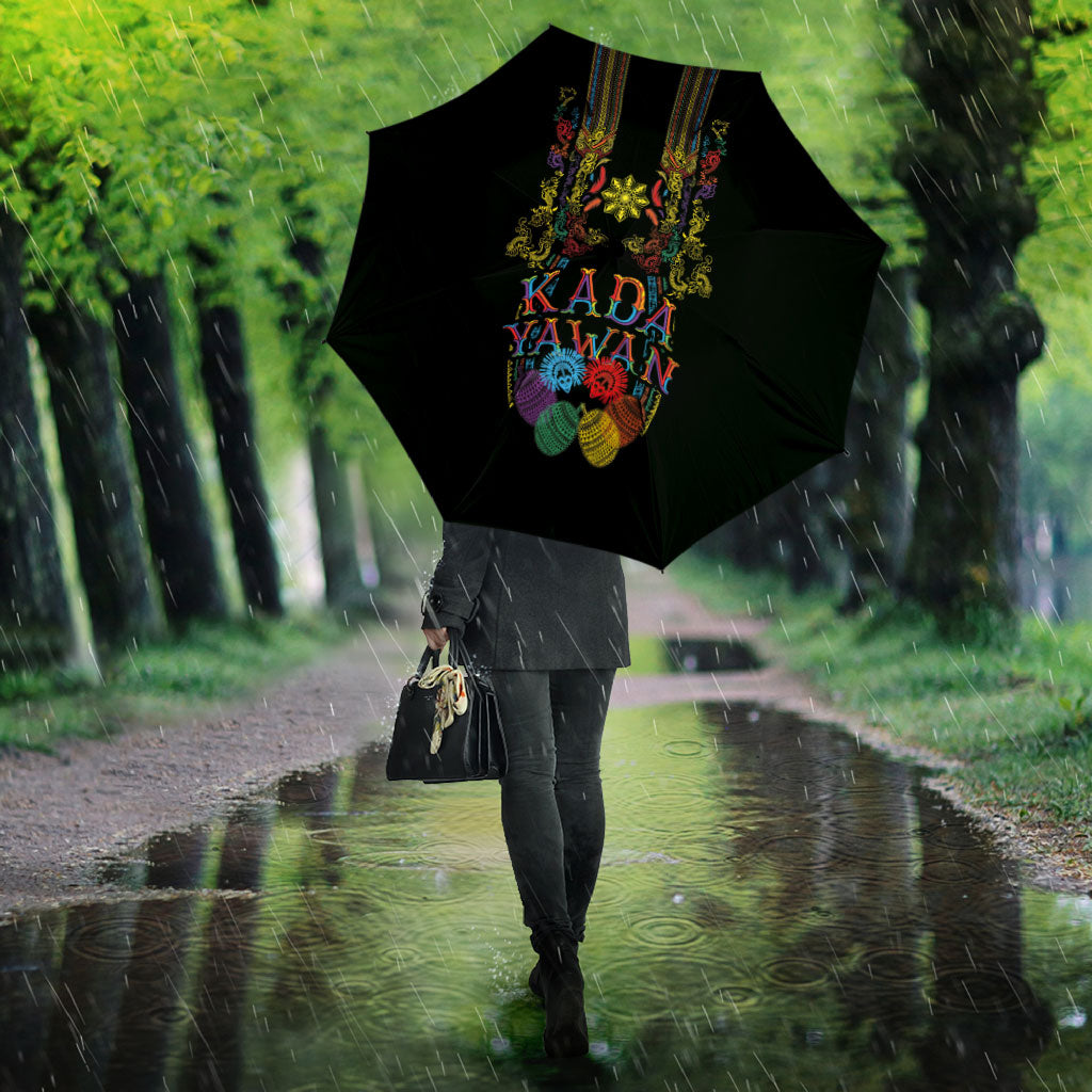 Philippines Kadayawan Festival Umbrella Polynesian Tribal Art Barong Style