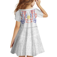 Philippines Barong Style Family Matching Summer Maxi Dress and Hawaiian Shirt Polynesian Kakau Art Tattoos with Tribal Filipino Sun LT03 - Polynesian Pride