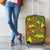 New Zealand Kowhai Flowers Luggage Cover Maori Koru Pattern