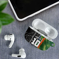 Custom Aotearoa South Africa Rugby Freedom Cup AirPods Case Maori Silver Fern Art and Sporty Flag SA LT03 - Polynesian Pride