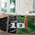 Custom Aotearoa South Africa Rugby Freedom Cup Round Carpet Maori Silver Fern Art and Sporty Flag SA - Polynesian Pride