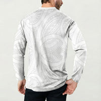 Samoan Tatau Button Sweatshirt Tattoo Reveal Effect