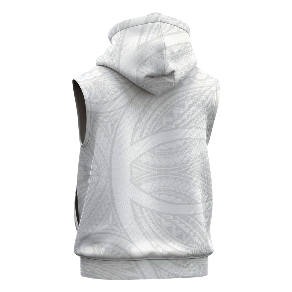 Samoan Tatau Sleeveless Hoodie Tattoo Reveal Effect
