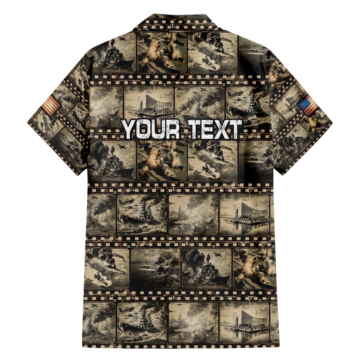 Pearl Harbor Remembrance Day Personalized Family Matching Off The Shoulder Long Sleeve Dress and Hawaiian Shirt Memories of December 7 with Red Poppy Lei LT03 - Polynesian Pride