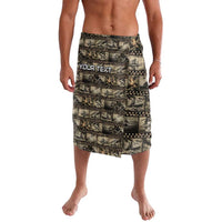 Pearl Harbor Remembrance Day Personalized Lavalava Memories of December 7 with Red Poppy Lei - Polynesian Pride