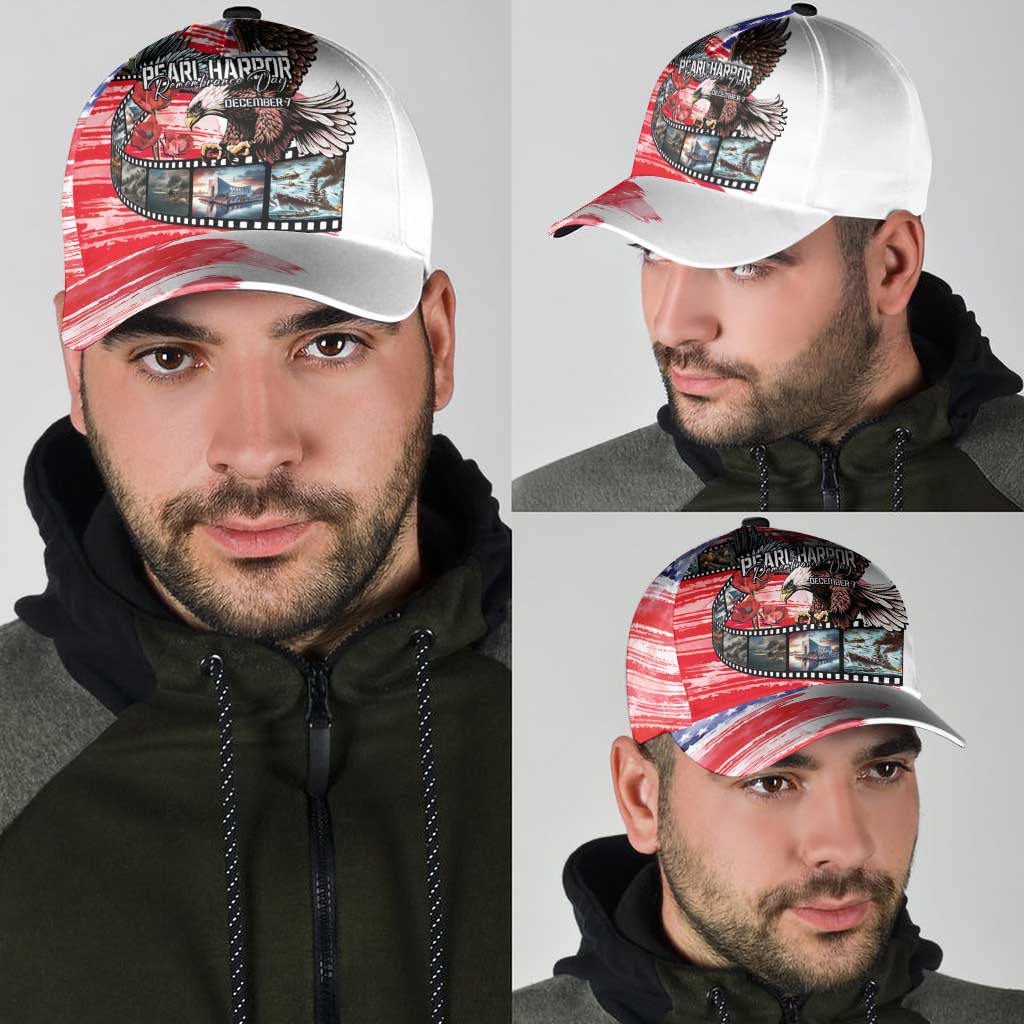 Pearl Harbor Remembrance Day Personalized Classic Cap Lest We Forget-The Bald Eagle Remembers - Polynesian Pride