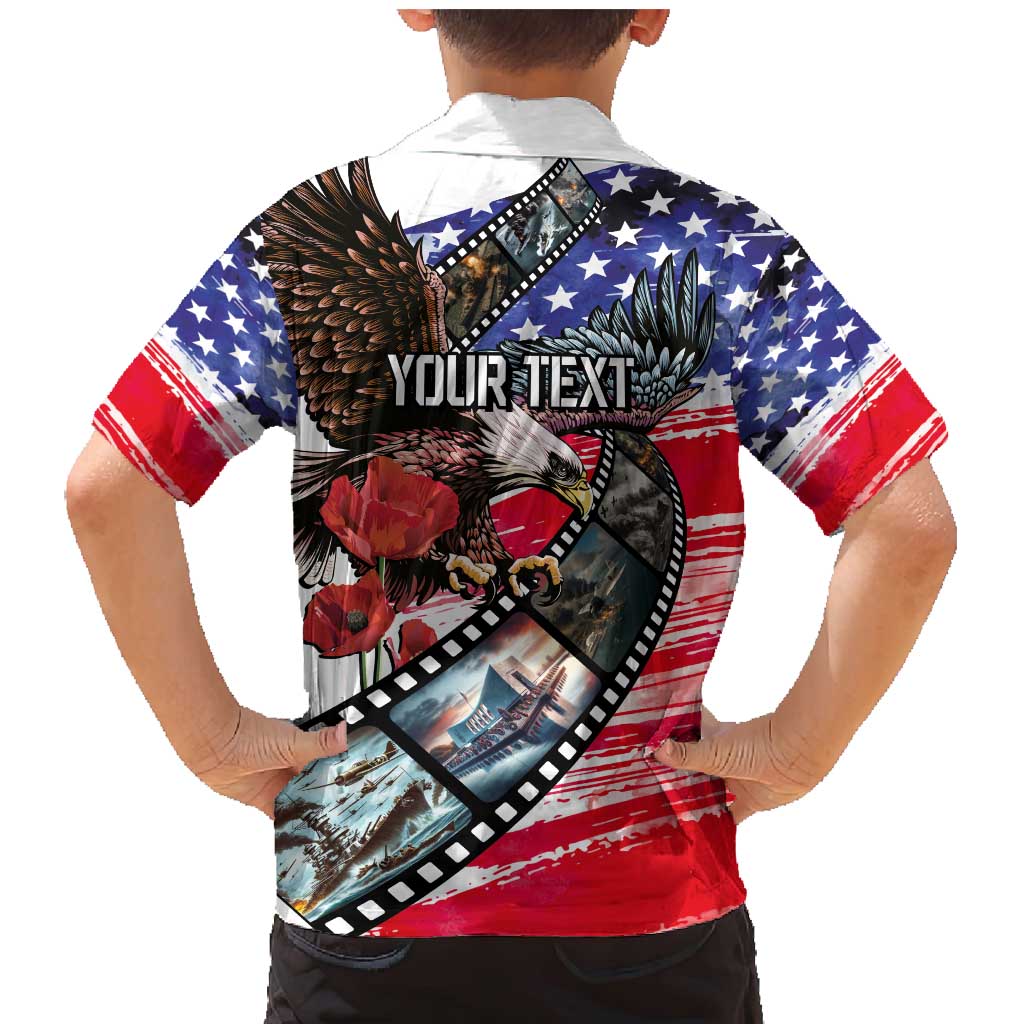 Pearl Harbor Remembrance Day Personalized Family Matching Mermaid Dress and Hawaiian Shirt Lest We Forget - The Bald Eagle Remembers - Polynesian Pride