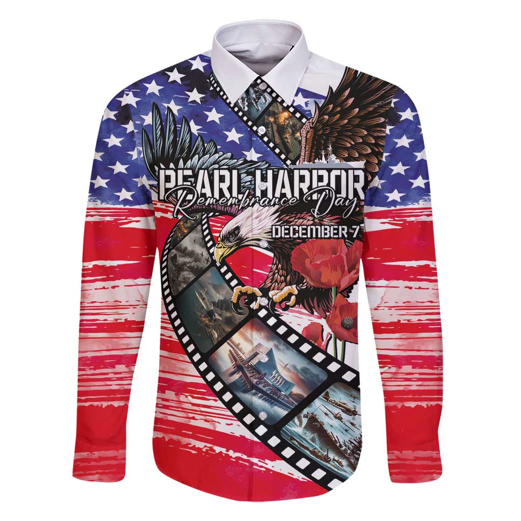 Pearl Harbor Remembrance Day Personalized Family Matching Mermaid Dress and Hawaiian Shirt Lest We Forget - The Bald Eagle Remembers - Polynesian Pride