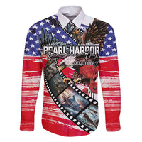 Pearl Harbor Remembrance Day Personalized Family Matching Off Shoulder Maxi Dress and Hawaiian Shirt Lest We Forget - The Bald Eagle Remembers - Polynesian Pride