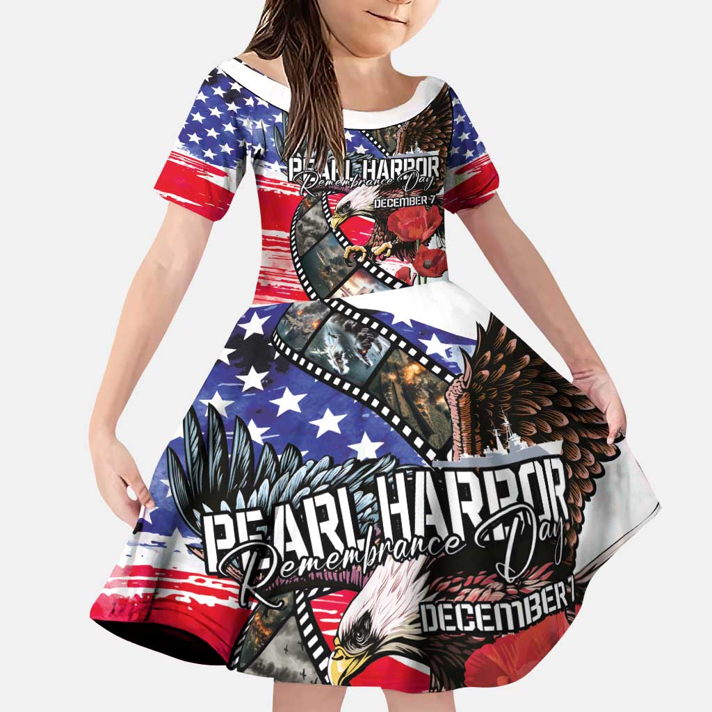 Pearl Harbor Remembrance Day Personalized Family Matching Puletasi and Hawaiian Shirt Lest We Forget - The Bald Eagle Remembers - Polynesian Pride