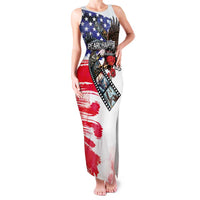 Pearl Harbor Remembrance Day Personalized Family Matching Tank Maxi Dress and Hawaiian Shirt Lest We Forget - The Bald Eagle Remembers - Polynesian Pride