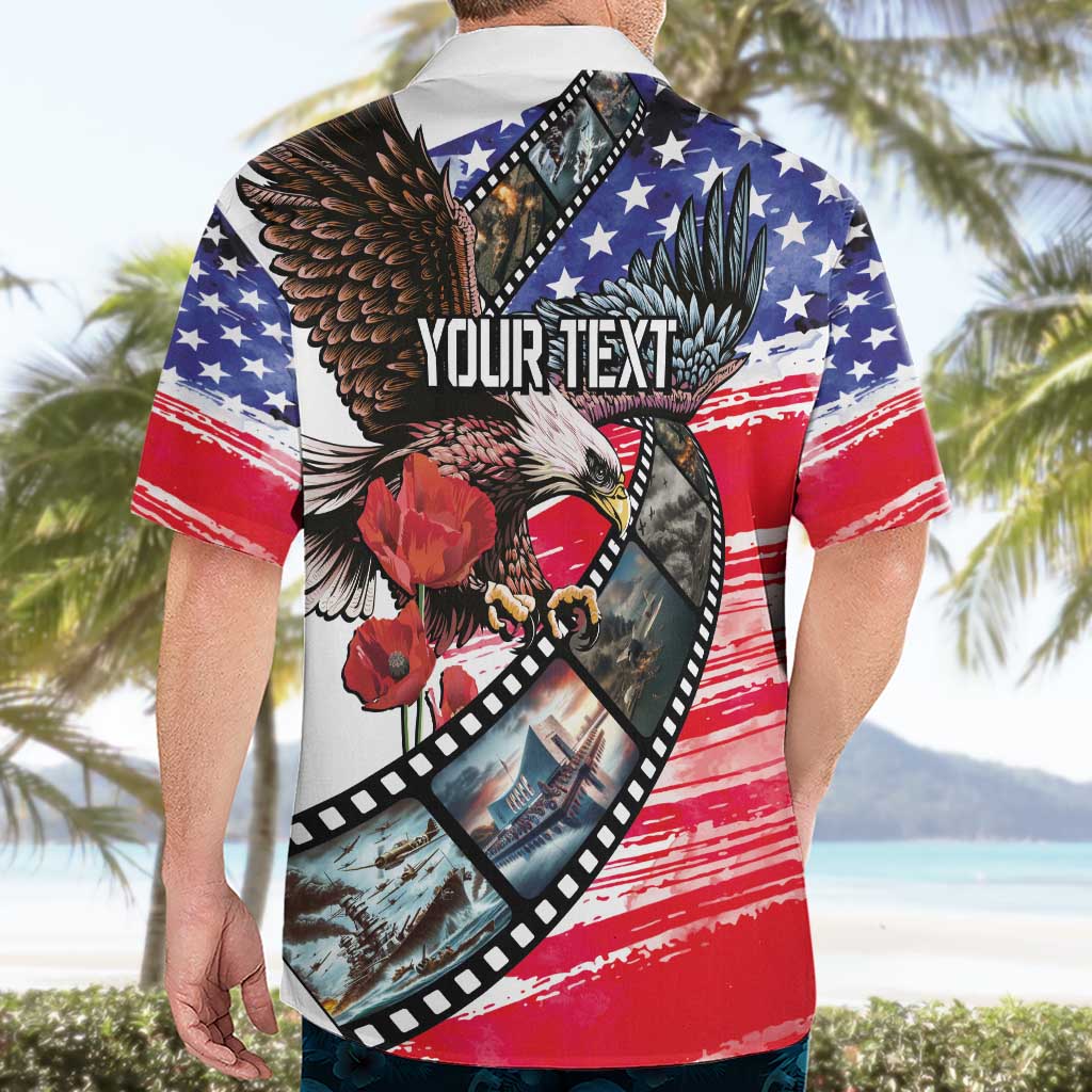 Pearl Harbor Remembrance Day Personalized Hawaiian Shirt Lest We Forget - The Bald Eagle Remembers - Polynesian Pride
